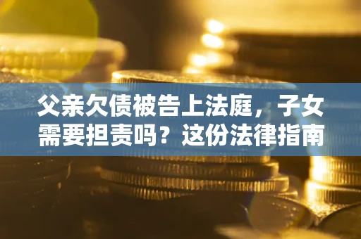 北京父亲欠债被告上法庭，子女需要担责吗？这份法律指南必须看完