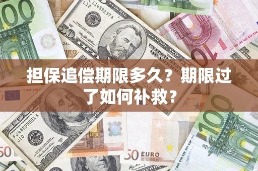 北京担保追偿期限多久？期限过了如何补救？