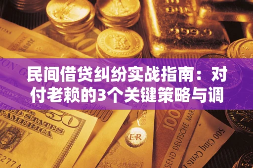 北京民间借贷纠纷实战指南：对付老赖的3个关键策略与调解盲区解析