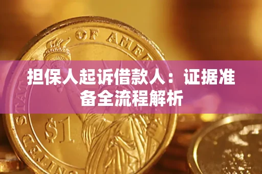 北京担保人起诉借款人：证据准备全流程解析